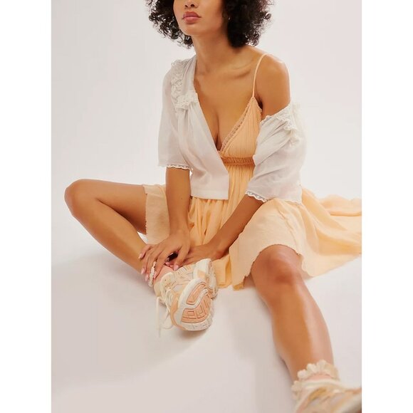 🆕 FREE PEOPLE FP One Delia Slip / Almond Cream - Picture 4 of 10